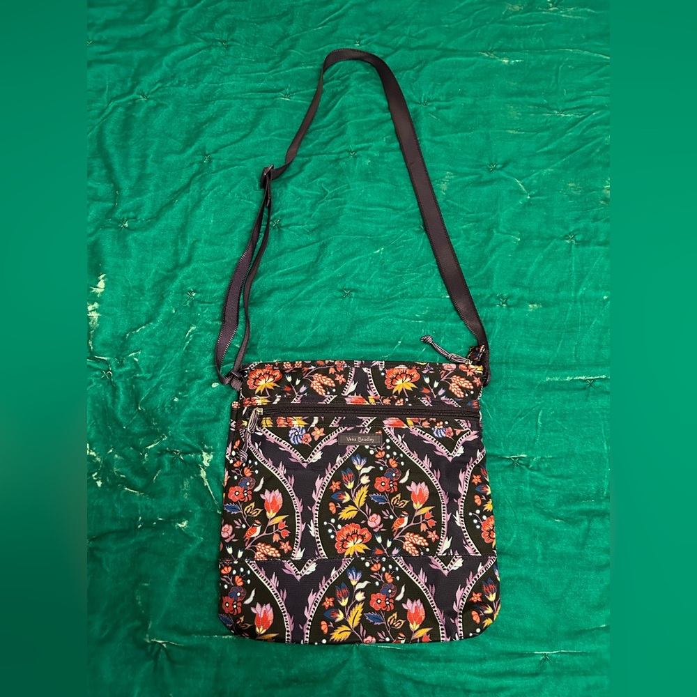 Vera Bradley Lighten Up Multicolor Floral Crossbody Bag